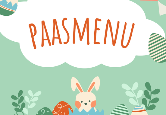 Bekijk alvast ons menu voor pasen en kies uit onze heerlijke gerechten.