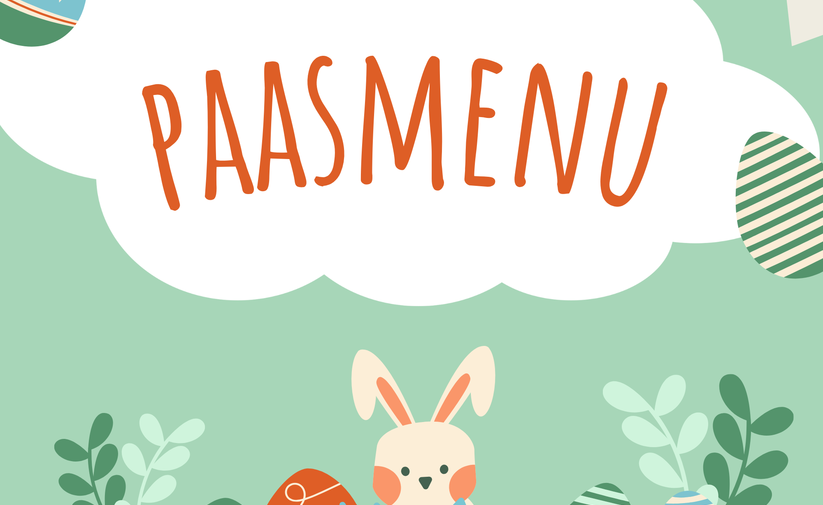 Bekijk alvast ons menu voor pasen en kies uit onze heerlijke gerechten.